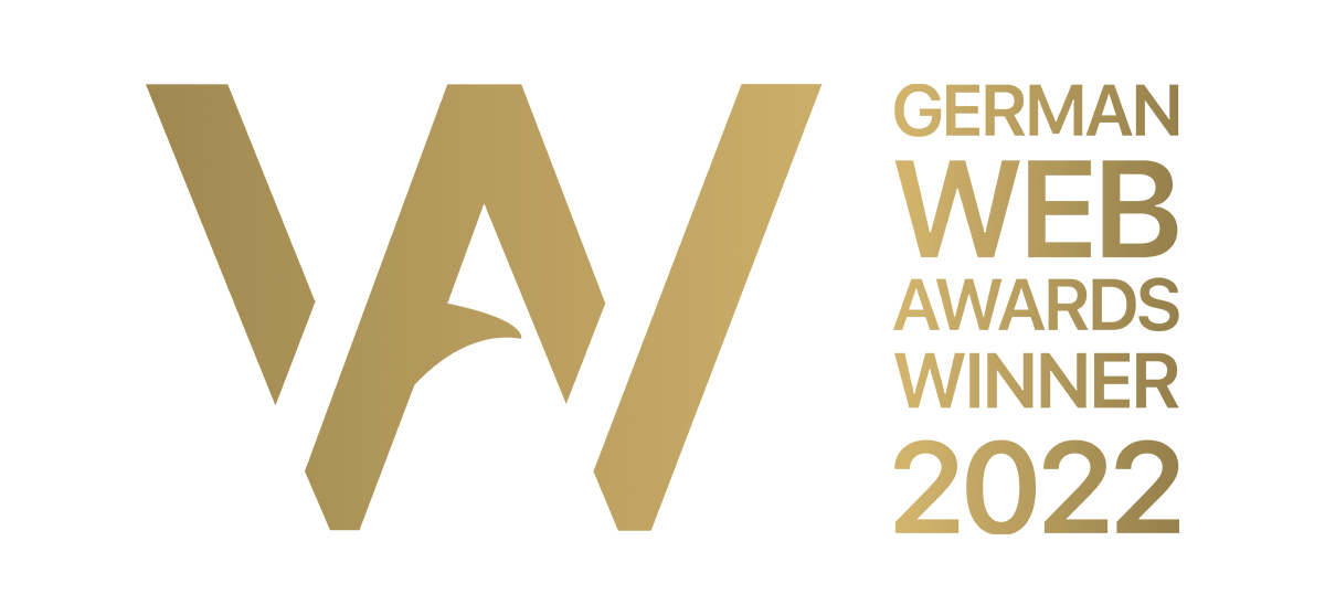 German Web Awards Winner 2022 Siegel