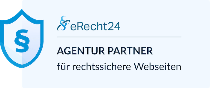 eRecht24 Partner Siegel